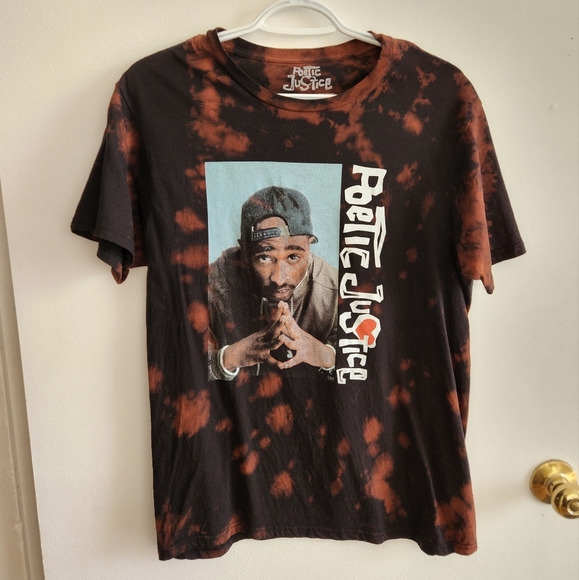 2Pac Reverse Dyed Graphic Tee - Picture 1 of 4